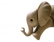 Happy, Shiny Elephant! Image by danzo08 on Stock.Xchng